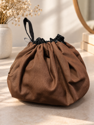 neceser-backstage-marron Porta Cosméticos Desplegable Backstage Marron