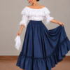 Pollera Plato Zamba Azul