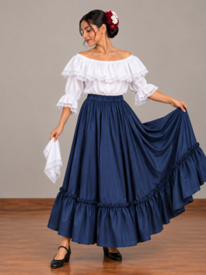 pollera-plato-zamba-azul Pollera Plato Zamba Azul